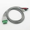 Compatible con Línea de Telemetría Libang/Meirui EY6302BTEL-100 Línea Dinámica Holter ECG Línea 5 Derivaciones 3