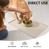 Tapete de Silicone Popular para Pets Transfronteiriço, Tapete para Cachorro, Tapete à Prova de Salpicos para Gatos e Pets, Impermeável e Fácil de Cuidar, Produto de Tamanho Grande da Amazon