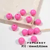 Cuentas Redondas de Colores Accesorios para Joyería DIY Cuentas Sueltas Hechas a Mano Arcoíris Color Completo Crema 10mm Accesorios para Pulseras Collares Cuentas