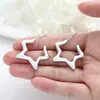 Pendientes de Corazón con Pegamento Abs de Lujo Ligero, Exquisitos y Elegantes, con Diseño Versátil, Joyería para Orejas Sencilla, Elegante y de Gama Alta