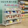 Prateleiras de supermercado, expositores de chão comerciais multi-camadas para lanches e bebidas, novo modelo de expositores móveis e prateleiras de armazenamento para supermercado
