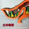 Amazon Adornos de Animales del Bosque de América del Norte Niños Bricolaje Pintado a Mano Zorro Madera Producción Semi-Terminada