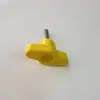 Tornillo de apriete manual de un carácter, cabeza de plástico, mango en T, perno, manija de perilla de acero inoxidable 304, tornillo en forma de Z, 4M5M6M8