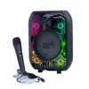 Alto-falante Bluetooth Sem Fio de 6,5 polegadas Transfronteiriço Áudio Karaoke Microfone para Dança Quadrada Portátil ao Ar Livre Áudio