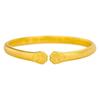 2024 Nuevo Pulsera Huella de Gatito Oro Francés Antiguo Pulsera Garra de Gato Vietnam Shagong Pulsera Abierta No Se Cae