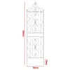 Treliça Verde para Clematis Trepadeira Rosa Trepadeira Suporte para Flores de Jardim Externo Haste de Suporte Estrutura Simples de Ferro para Trepadeiras