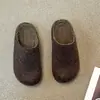 Zapatos retro de fieltro sin cordones con punta redonda para mujer, adecuados para otoño e invierno, con suela gruesa y forro de felpa, perfectos para uso casual