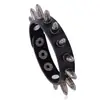 Venta al por mayor de joyería europea y americana de nuevo éxito de ventas, Pulsera de cuero estilo punk con púas de personalidad exagerada, Accesorios para la mano de venta caliente transfronteriza
