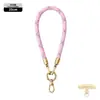 Cordón de alta gama original para teléfono móvil de 8 MM resistente para colgar en el cuello ajustable para exteriores anti-pérdida cuerda trenzada para muñeca dorada