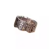 Chapado en Plata Retro Rijin Dou Oro Estilo Nacional Temperamento Anillo Abierto Sentido del Diseño Anillo Artesanal Antiguo Fábrica Outlet