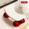 Taburete para inodoro con reposapiés grande, lindo y engrosado, una herramienta mágica para usar el inodoro, taburete con reposapiés de plástico antideslizante para niños en el tocador
