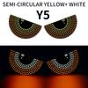 Nuevo producto: luces decorativas LED para coche, ojos de ángel modificados, ojos de demonio, luces de ambiente para coche, luces de expresión para ventana trasera.