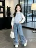 Conjunto de otoño para niña, nueva colección de otoño 2026, ropa de alta gama estilo coreano para niños