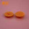 382A folha de dente macia laranja vermelha folha de dente engrenagem de camada única engrenagem de borracha macia plugue fácil puxar brinquedo engrenagem