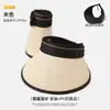 Chapéu de Sol Feminino de Palha Dobrável Anti-UV para Verão com Aba Grande para Ciclismo