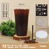 Mayoristas de vasos de café desechables vaso para embalaje de polvo para hielo para bebida fría vaso de plástico PET de alta permeabilidad rojo neto vaso para té con leche