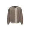 Rumen Meng Estilo Retro Académico Japonés Suéter de Punto Falso de Dos Piezas Cuello Redondo para Hombre Otoño Holgado Pareja Casual Versátil Ropa de Punto