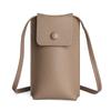Bolso para teléfono móvil coreano 2023, bolso para mujer con hebilla, bandolera pequeña, bolso de hombro de piel sintética resistente al desgaste.