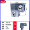 Conector de Fijación Rápido Galvanizado de Hierro Cuadrado 40*40mm para Tubo Cuadrado 25*25 Abrazadera de Fijación para Tubo de Acero Cuadrado Sin Soldadura Requerida