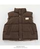 Chaleco de Algodón con Plumas para Niños, Ropa de Otoño e Invierno para Niños, Chaleco Exterior Estilo Coreano para Niñas, Chaleco de Algodón Engrosado de Invierno para Niños Tallas Mediana y Grande
