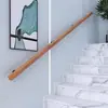 Barandilla de Pasillo de Jardín de Infancia Estilo Europeo Pasamanos Sólido de Madera para Niños Pasamanos Sólido de Madera para Estudio de Danza Pasamanos de Escalera Montado en Pared