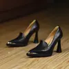 Primeiro Encontro Ji One - Nova Moda Primavera e Outono para Pessoas Baixas com Solado Grosso - Sapatos Femininos