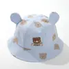 Chapéu de Bebê Novo Chapéu de Pescador Fino Chapéu de Sol Fofo para Bebê Proteção Solar para Meninos e Meninas