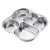 Plato de Cena Antibacteriano de Acero Inoxidable 316 Grande Fiambrera Sellada con Tapa para Oficina Estudiantes Comedor Caja de Comida