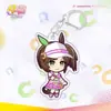 Llavero Colgante de Acrílico Cross-Border Uma Musume Pretty Derby Colgante de Mercancía de Anime para Mochila de Estudiante
