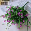 Flores Falsas Individuales al por Mayor Flor de Plástico Flor Falsa Eucalipto Planta Acuática Valla Decorativa de Flores Gipsófila Ramo Pequeño de Flores
