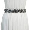 Moda europeia e americana cinto feminino strass inlay decoração cintura elástica cintura cinto de cristal com vestido