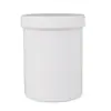 Botella de Plástico de 1L Tanque de Tinta Blanca de 500g Botella Blanca de Boca Ancha de 1L Tapa de Rosca Barril de Embalaje Opaco a la Luz de 1000g