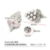 Prontos para envio, broches requintados e únicos cravejados de diamantes, acessórios DIY estilo doce para roupas, bolsas e sapatos, feitos de liga de zinco