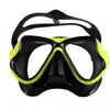 Óculos de Mergulho com Armação Grande Snorkel Lente para Miopia Máscara de Mergulho Silicone Líquido Pvc Óculos de Mergulho Vidro Temperado