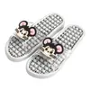 Pantuflas de Baño de Dibujos Animados para Mujer, Hogar Interior, Antideslizantes, Masaje de Puntos de Acupuntura, Sandalias Lindas de Verano Anti-olor para Hombre