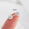 Clavo de Oreja de Plata de Ley s925 Explosiones de Garabatos para Mujer Agujero de Oreja Libre Clavo de Hélice para Hélice de Oreja Clavo de Oreja de Acero de Titanio con Sentido Avanzado