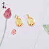 Cobre Chapado en Oro Gota de Aceite Cinco Vías Dios de la Fortuna Esmalte Colgante Hecho a Mano DIY Pulsera Collar Accesorios Pequeños