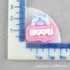 Sanrio saco de escola dos desenhos animados acessórios de resina carta marca creme cola caso de telefone material DIY buraco sapatos fivela decoração