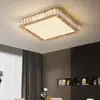 Lámpara de Techo de Cristal de Lujo Ligero para Sala de Estar y Estudio, Minimalista Moderno y Elegante, Diseñador Creativo, Famosa en Internet, Redonda para Dormitorio, Paquete