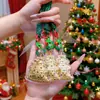 Novo Pingente de Celular Árvore de Natal Dourada Ouro Puro 999 Chaveiro Criativo Pingente de Bolsa Presente de Natal