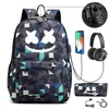 Mochila periférica de juego Roblox para hombre, mochila con carga USB, bolsa para computadora de gran capacidad, entrega de una sola pieza, venta al por mayor