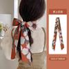 Como o Lenço Fino Estilo Dunhuang, Elegante Fita Pequena Dupla Face, Elástico de Cabelo, Lenço de Cabeça, Secagem Rápida para o Verão