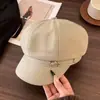 Boina estilo británico para mujer, nuevo estilo coreano primavera-verano, sombrero octogonal elegante y sofisticado, sombrero artístico, sombrero versátil