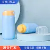 Suministro Botella de Loción al Vacío Tipo Push de 50 ml 100 ml Botella Dispensadora Portátil para Cuidado de la Piel Botella al Vacío de Cierre a Presión