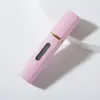 Frasco de perfume quadrado de 8ml com bomba automática, enchimento direto pelo fundo, frasco spray de alumínio portátil com borrifador