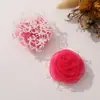 Tela de color sólido coreana encaje gasa capullo de rosa diy hecho a mano todo partido pasador accesorios para el cabello accesorios para ropa venta al por mayor