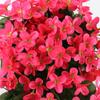 Flores Artificiales al por Mayor, Flores Falsas, Decoración de Pared para el Hogar Violeta, Ratán de Flores para Boda, Cesta Colgante de Plástico, Plantas de Simulación de Ratán