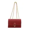 Bolsa Simples Nova de Inverno 2025, Elegante para o Trabalho Retro Moda Simples Estampa de Leopardo Corrente no Ombro Transversal Pequena Quadrada