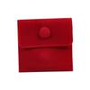 Bolsa de flanela com fecho de pressão, bolsa de veludo delicado espessado para joias, brincos, colar, bolsa para guardar joias, bolsa para brincos, atacado