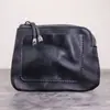 Nuevo Billetero de Cuero de Curtición Vegetal Estilo Japonés Retro para Mujer Bolso para Tarjeta de Conducir Cremallera Adulto Bolsa para Monedas de Gran Capacidad Moderno